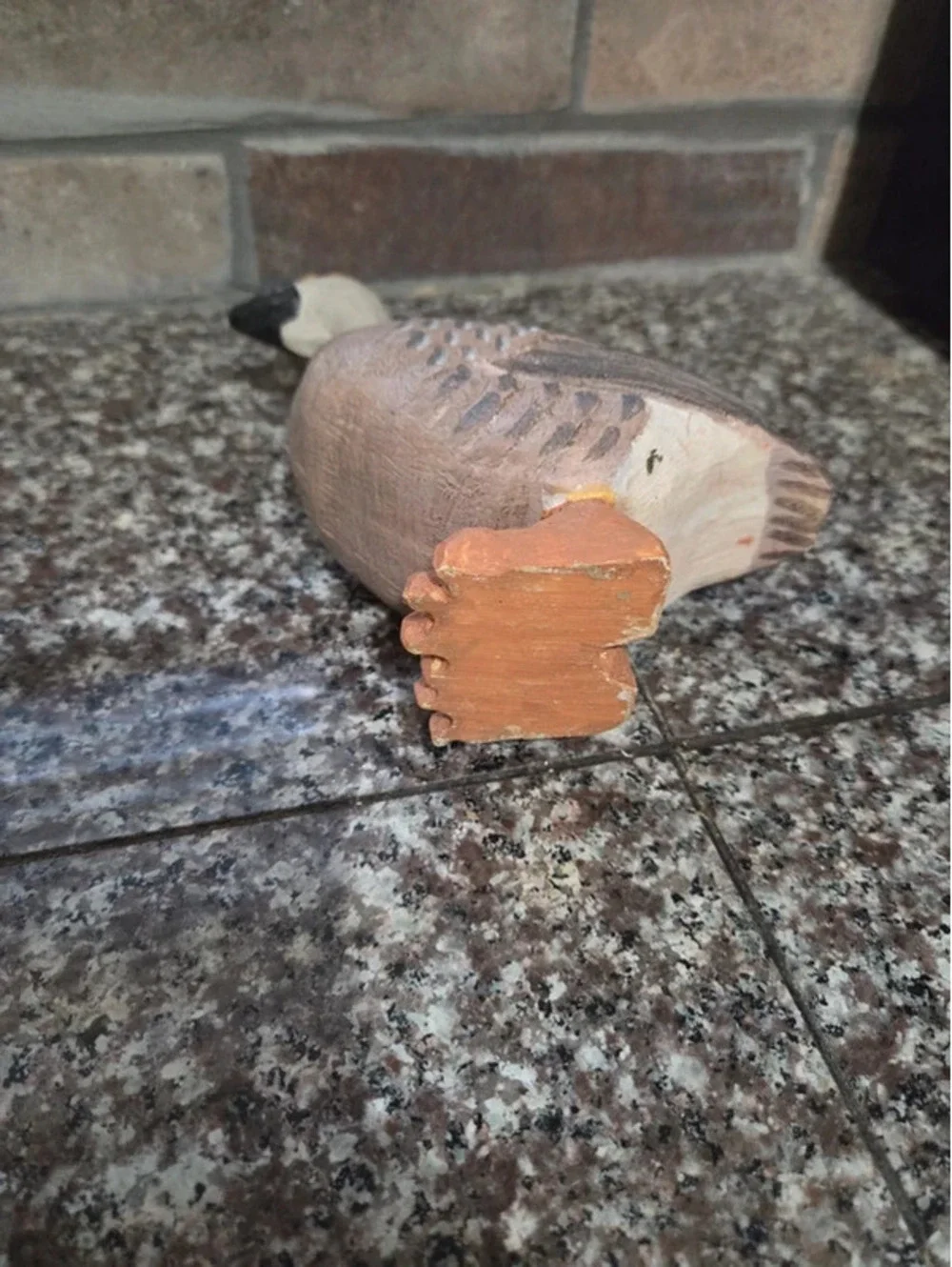 Handcarved Wodden goose
